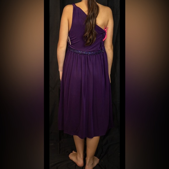 Purple short dress - Picture 3 of 3